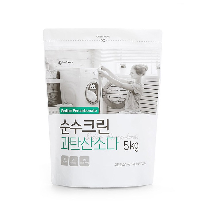 순수크린 과탄산소다 5kg, 1개 대표 이미지 - 산소계 표백제 추천