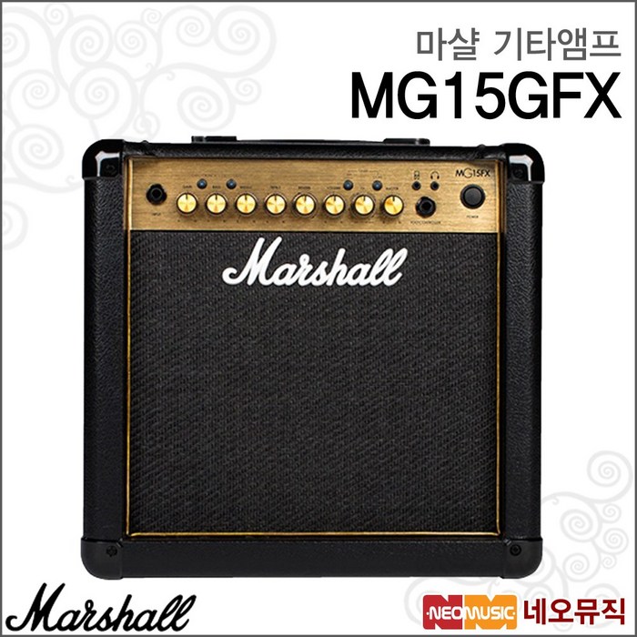 마샬 기타앰프 Marshall MG15GFX 15W AMP 소형엠프, 마샬 MG15GFX_P6 대표 이미지 - 마샬 MG15GR 추천