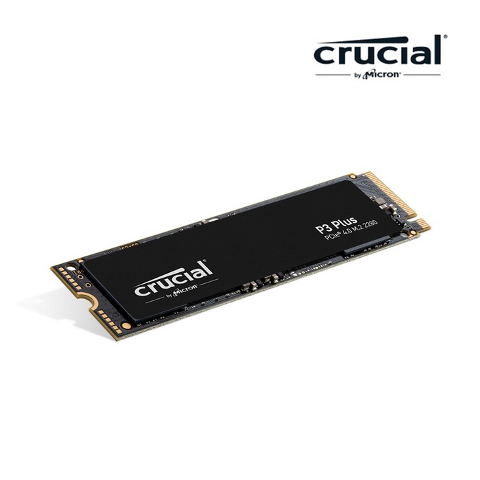 -공식- 마이크론 Crucial P3 Plus 1TB M.2 NVMe GEN4 SSD 대원CTS, P3 PLUS M.2 대표 이미지 - M.2 NVME SSD 추천