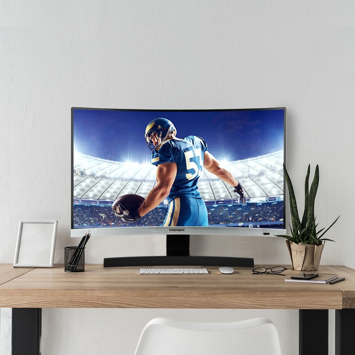 디엘티 모넥스 M2732X 68cm 27TV 커브드 모니터 TV 겸용 삼성패널 LED TV 대표 이미지 - 가성비TV 추천