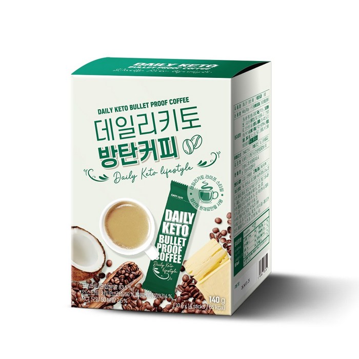 데일리키토 방탄커피, 10g, 14개입, 1개 대표 이미지 - MCT 오일 추천