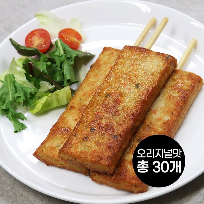 오늘한끼 (주)부산어묵 The 오리지날 어묵바80gX10개/전자렌지 1분30초 맛있는 부산 어묵바, 80g, 30개 대표 이미지 - 오뎅바 추천