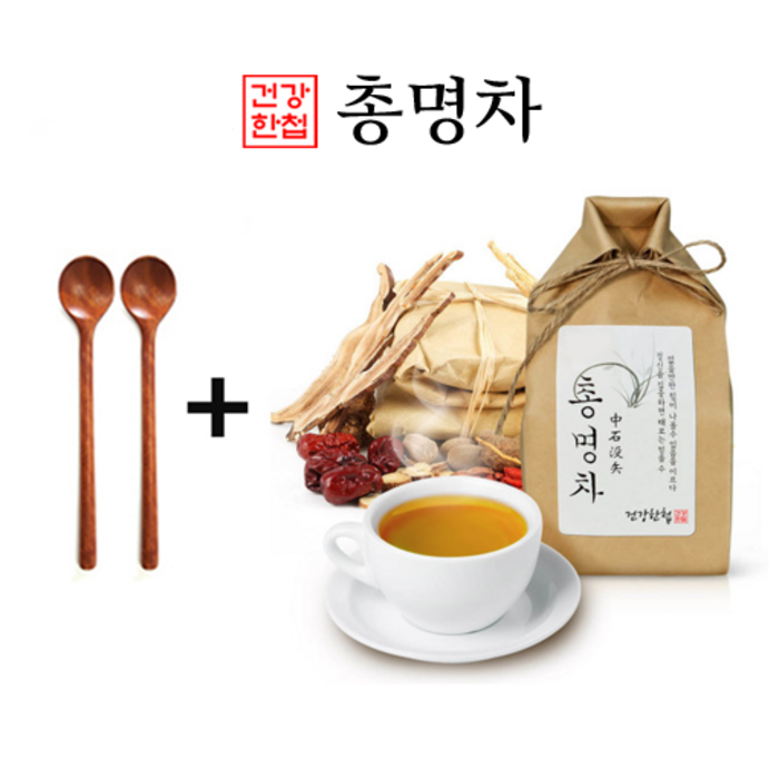 건강한첩 총명차 + 티스푼2P 한방차 재료 공부 집중력 향상에 도움 학생 수험생 추천 티백, 96g, 1개 대표 이미지 - 총명탕 추천