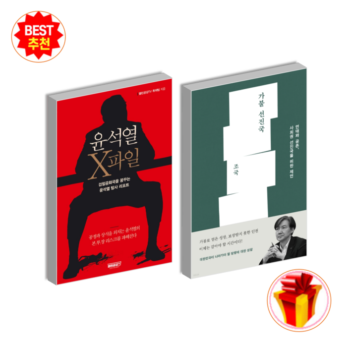 가불 선진구+윤석열X파일 세트+선물 대표 이미지 - 조국 수호 추천