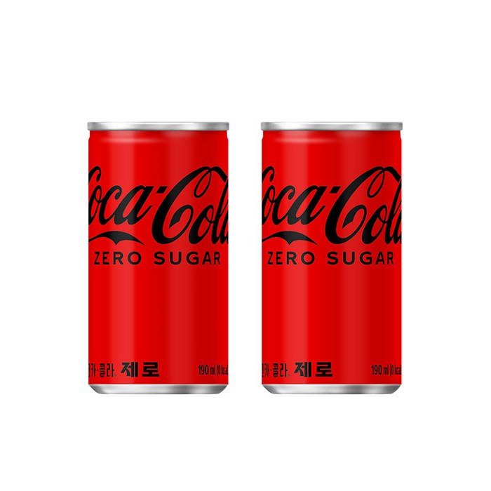 코카콜라[본사직영] 코크제로 190CAN 30입 대표 이미지 - 업소용 콜라 추천
