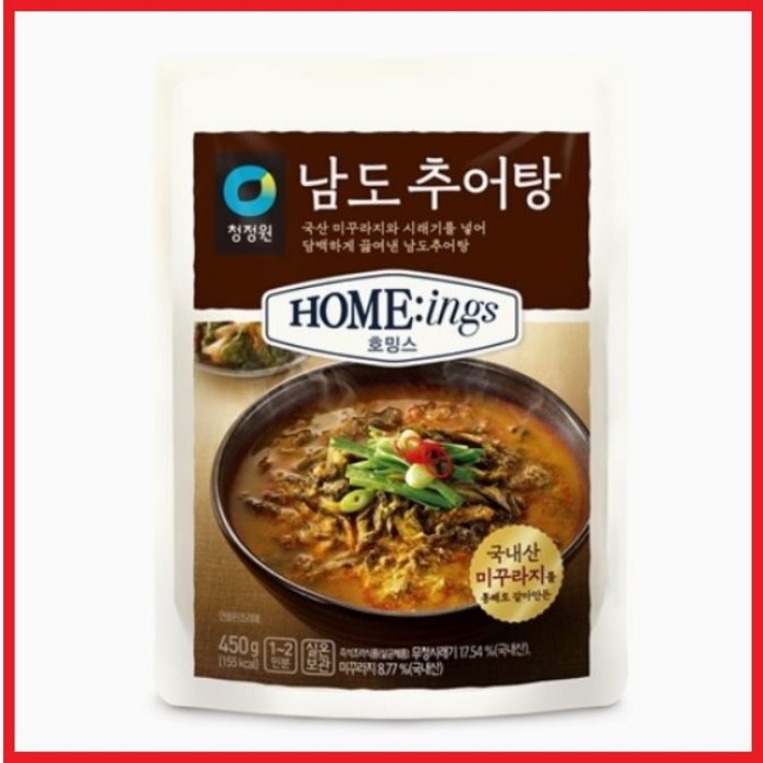 청정원 호밍스 남도추어탕, 450g, 10개 대표 이미지 - 청정원 호밍스 추천