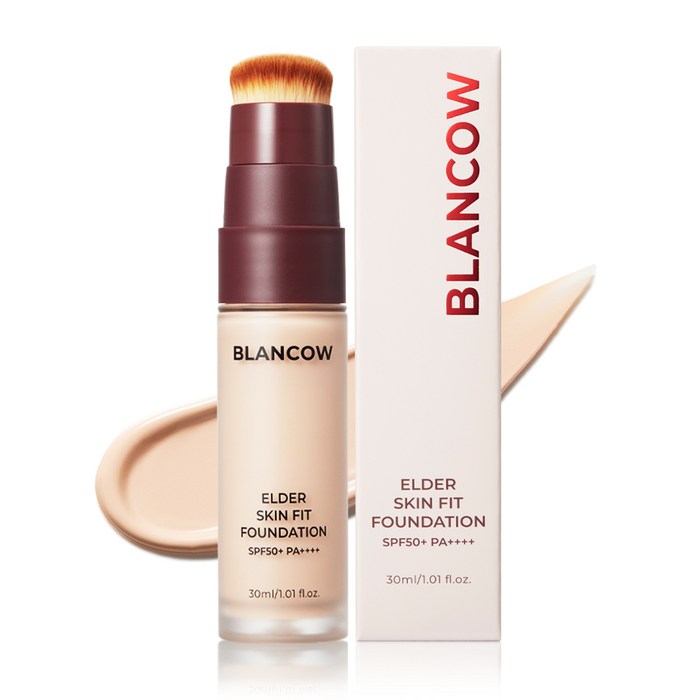 블랑카우 엘더 스킨핏 파운데이션 30ml SPF50+ PA++++, 핑크베이지(21호), 1개 대표 이미지 - 스틱 파운데이션 추천