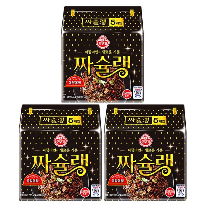 오뚜기 짜슐랭, 725g, 3개 대표 이미지 - 짜슐랭 추천