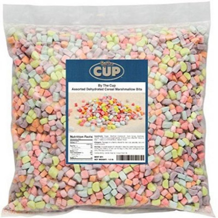 Assorted Dehydrated Cereal Marshmallow Bits 1.5 lb bulk bag 모듬 건조 시리얼 마시멜로 비트 680.4g 벌크 백, 1 대표 이미지 - 컵 시리얼 추천