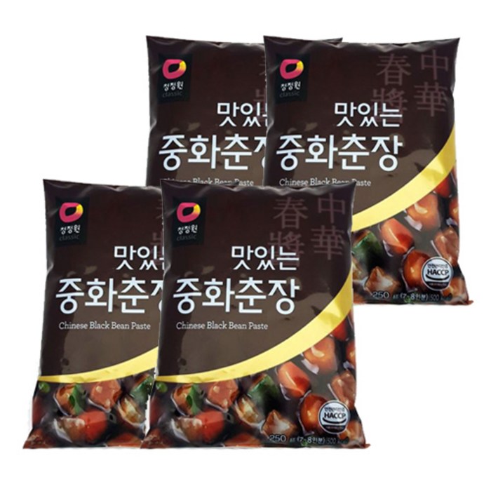 청정원 맛있는 중화 춘장 짜장 소스 250g, 4개 대표 이미지 - 춘장 추천