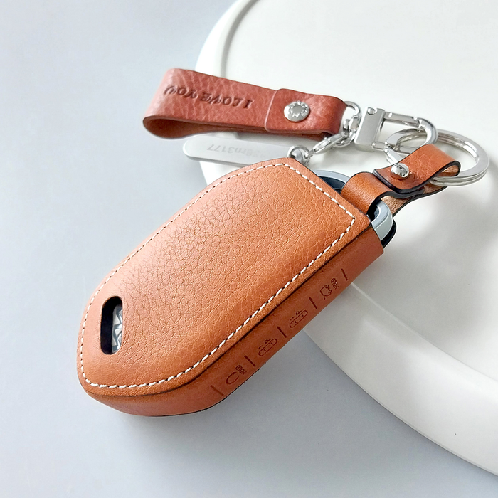 이지스 리츠S 기아 신형 EV9 더뉴 모닝 쏘렌토 카니발 K5 스마트키 케이스 각인, 카멜, KM66버튼