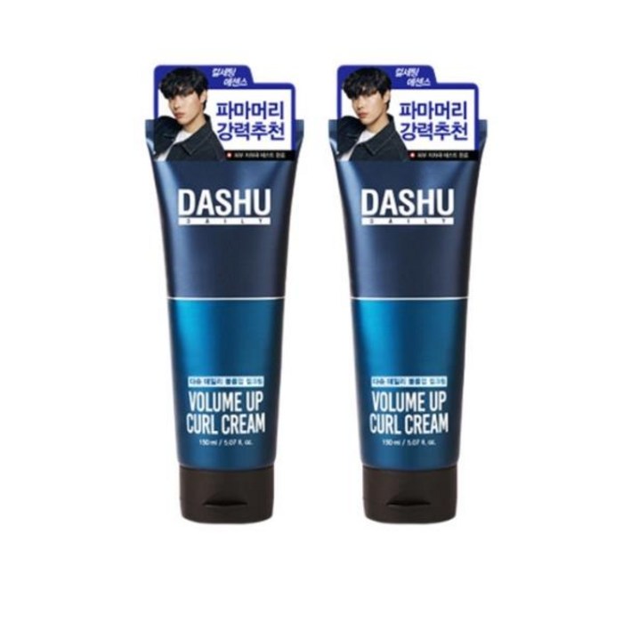 맥켄지I§I 헤어젤 DASHU 데일리 볼륨업 헤어 컬크림 150ml 1+1 헤어젤 헤어볼륨에센스 다슈컬크림 남자컬크림 컬링에센스, I§I상품선택I§I 대표 이미지 - 남자 컬크림 추천