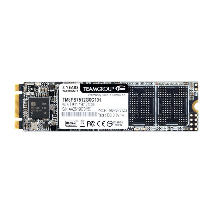 TeamGroup MS30 M.2 SATA (512GB), 512GB 대표 이미지 - M.2 NVME SSD 추천