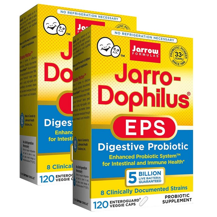 재로우 EPS 도피러스 유산균 50억 120캡슐, 120개입, 2개 대표 이미지 - 장 영양제 추천