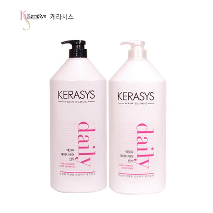 케라시스 데일리 데미지케어 1500ml x2개 (샴푸1개+린스1개), 1set 대표 이미지