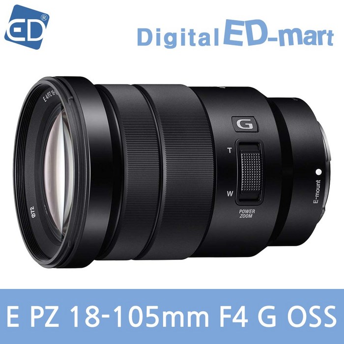 소니 E PZ 18-105mm F4 G OSS 렌즈 (후드포함)ED 줌렌즈, 01 E PZ18-105 F4(후드포함)ED 대표 이미지 - 소니 ZV-1F 추천