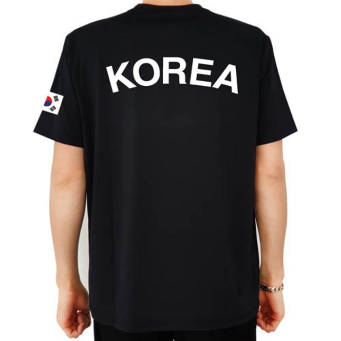 스마일컴퍼니 코리아 티셔츠 쿨론 반팔티 쿨티셔츠 배드민턴 반팔 대표 이미지 - 국뽕 추천