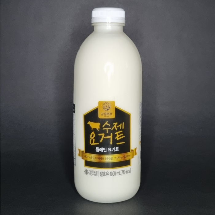 강훈목장 수제요거트 플레인 1000ml, 1개 대표 이미지 - 수제 요거트 추천