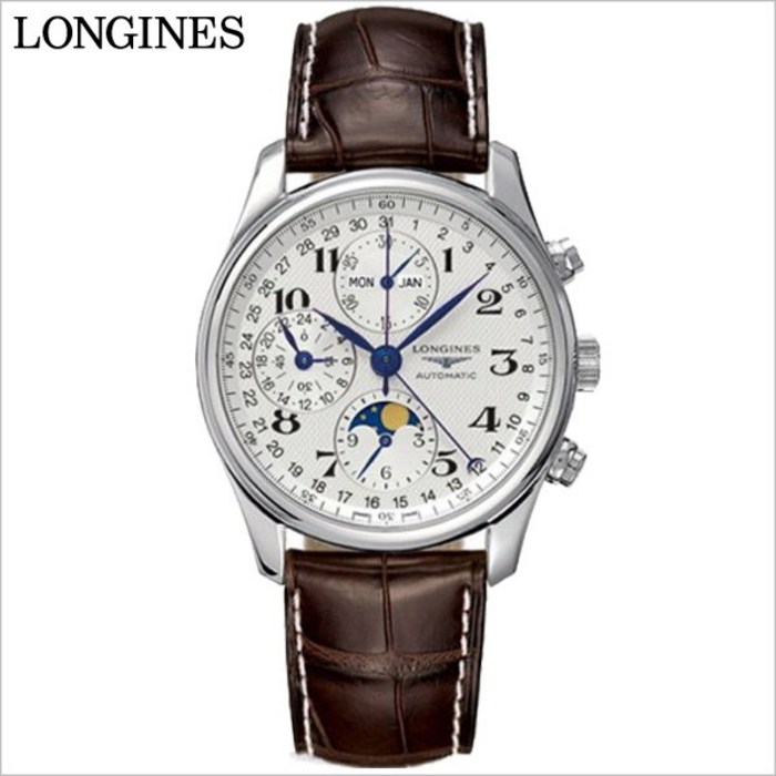 [론진] LONGINES 남성 오토매틱 가죽 시계 L2.673.4.78.3 대표 이미지 - 론진 시계 추천