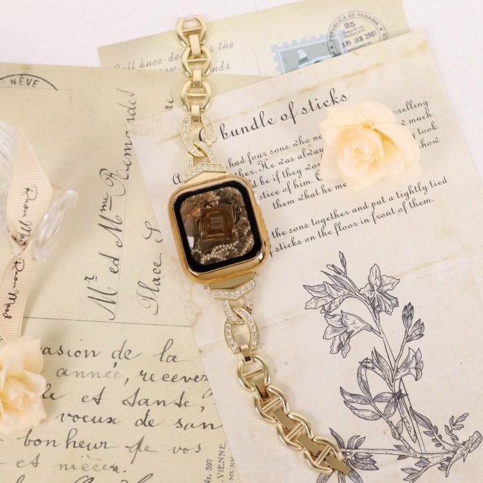 오르몽트 애플워치 V큐빅 브레이슬릿 메탈 스트랩 밴드 시계줄 줄질 11 10 9 8 7 6 SE3 SE2 5 4 3 2 1 호환