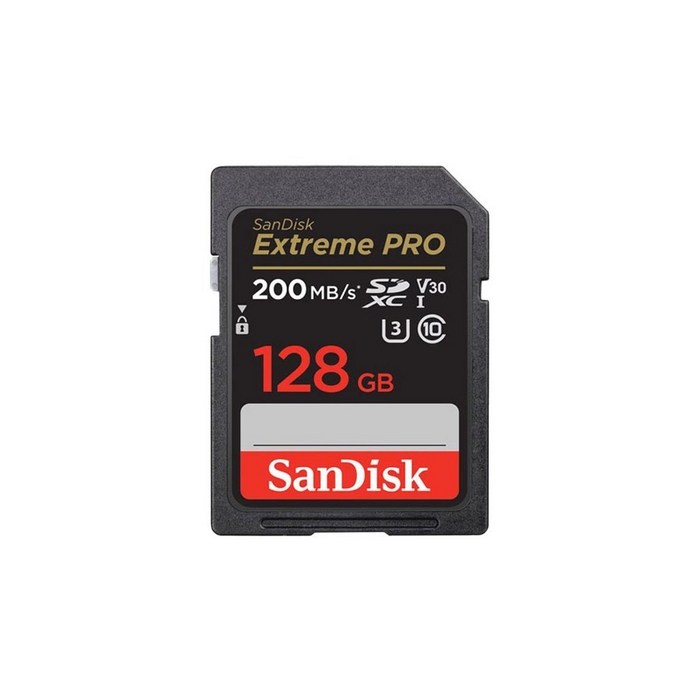 샌디스크코리아 공식인증정품 SD메모리카드 SDXC Extreme Pro 익스트림 프로 UHS-I SDSDXXD 128GB, 128기가, 1개 대표 이미지 - 메모리 카드 추천