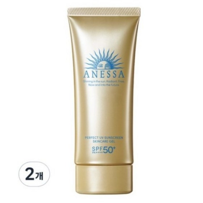 아넷사 퍼펙트 UV 선스크린 스킨케어 젤 N SPF50+ PA++++, 90g, 2개