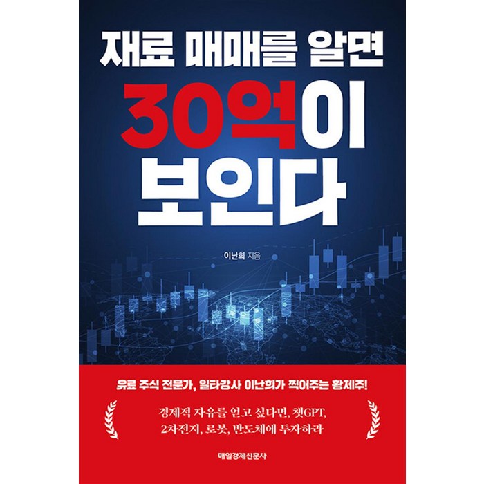 재료 매매를 알면 30억이 보인다, 매일경제신문사, 이난희 대표 이미지 - 추세추종전략 추천