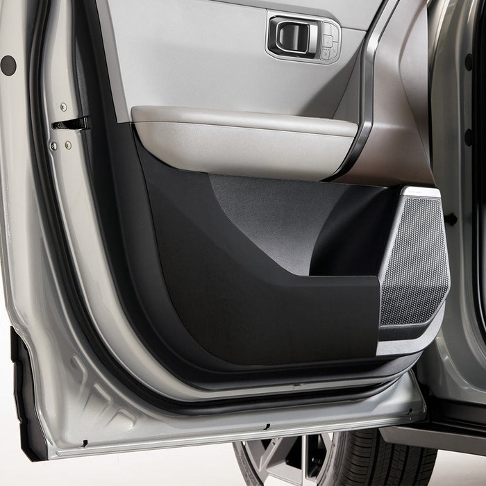 메이튼 차량용 디올뉴 셀토스 전용 도어커버 가죽 전차종 스크래치 방지CK652, 스모키블랙, 디올뉴 셀토스