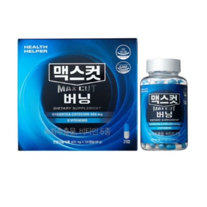헬스헬퍼 맥스컷, 120정, 48g, 1개 대표 이미지 - 다이어트 약 추천