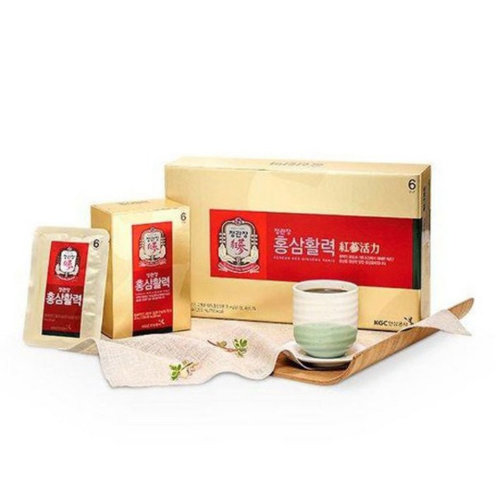 정관장 홍삼활력 + 쇼핑백 40ml 30포, 1개 대표 이미지 - 임영웅 구전녹용 추천