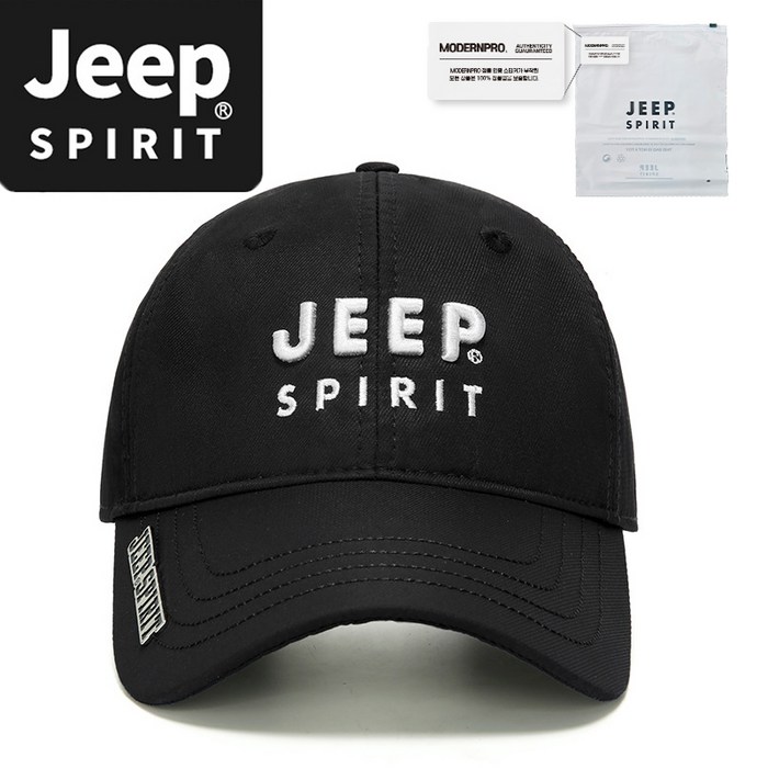 JEEP SPIRIT 스포츠 캐주얼 야구모자 CA0585 + 전용 포장 대표 이미지 - 엠엘비 모자 추천