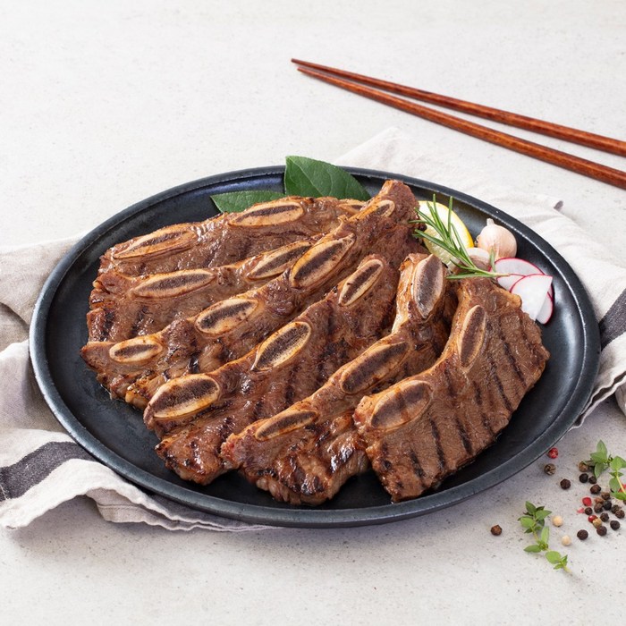 [정성담은 천상궁] 양념LA갈비 1kg / 2kg 소갈비 구이 간편조리 엘에이 갈비 미국산 초이스등급, 500g, 2팩 대표 이미지 - 석갈비 추천