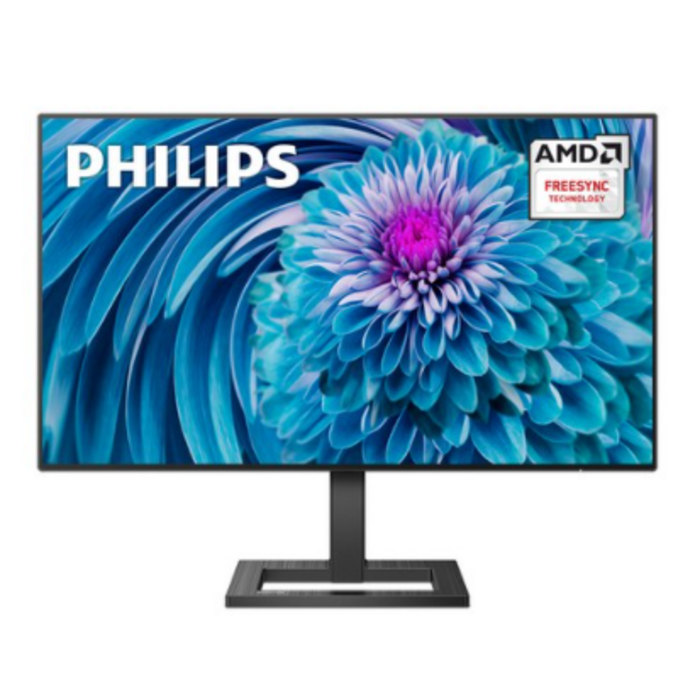 필립스 60.5cm FHD 242E2FE 4면 보더리스 75 높낮이 모니터 대표 이미지 - 고화질 모니터 추천