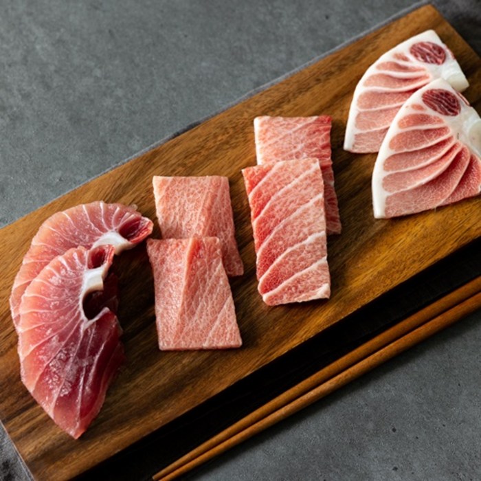 신선하고 맛있는 냉동참치 모듬, 앞뱃살+배꼽500g 대표 이미지 - 참치 배꼽살 추천