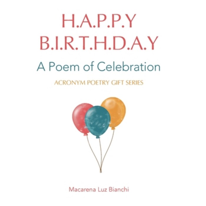 (영문도서) Happy Birthday: A Poem of Celebration Hardcover, Spark Social, Inc., English, 9781954489141 대표 이미지 - 스파크 책 추천