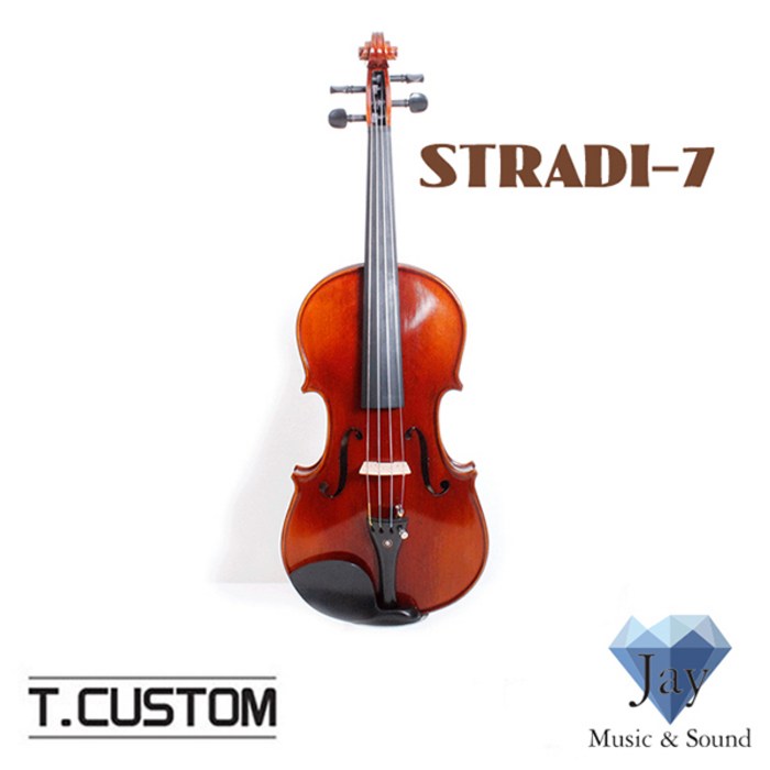 티커스텀 고급 바이올린 스트라디7 브라운 TCUSTOM VIOLIN, 2분의 1 대표 이미지 - 티커스텀 바이올린 추천