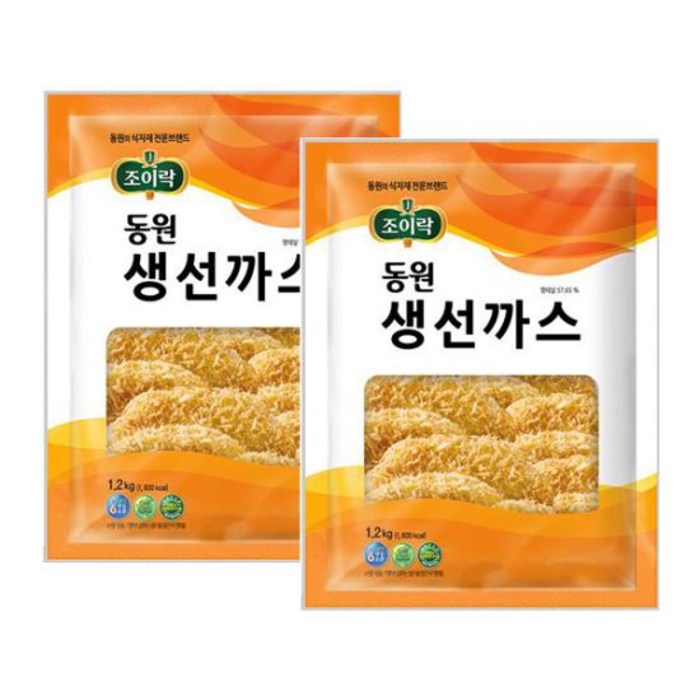 조이락 생선까스 1.2Kg x 2 대표 이미지 - 생선까스 추천