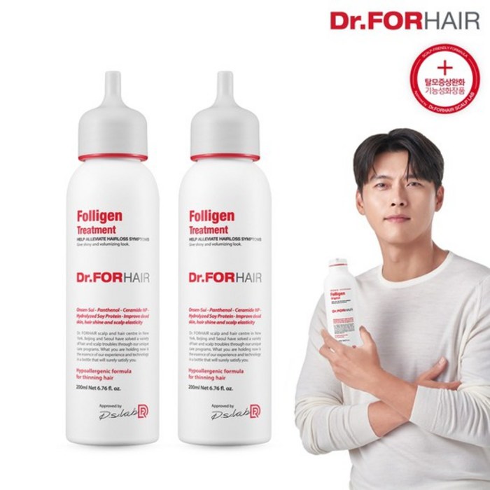 [닥터포헤어] [1+1] 폴리젠 탈모증상완화 트리트먼트 200ml+200ml, 없음, 상세설명 참조 대표 이미지 - 헤어토닉 추천