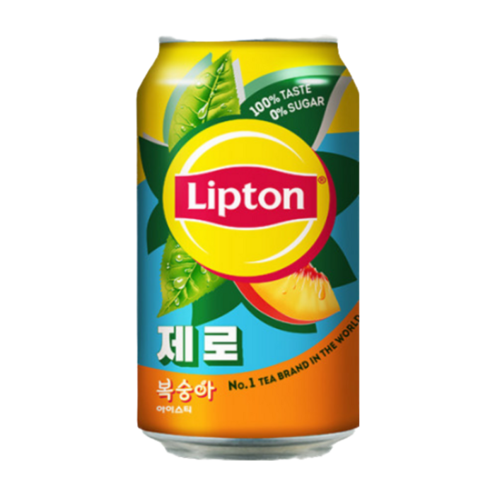 립톤 아이스티 복숭아, 355ml, 24개 대표 이미지 - 상큼한 음료 추천