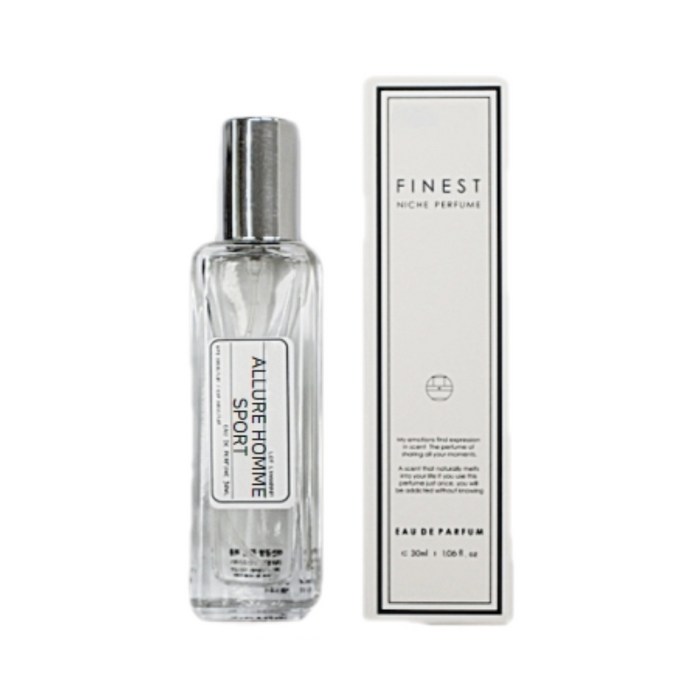진퍼퓸 알뤼르 옴므 스포츠, 30ml 대표 이미지 - 스포츠 향수 추천
