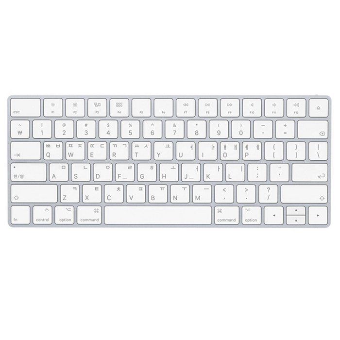 Apple 정품 맥용키보드 매직 실버 279x115 아이맥 아이패드미니5 279x115mm, 블랙, 매직키보드 대표 이미지 - 애플 정품 매직 키보드 추천