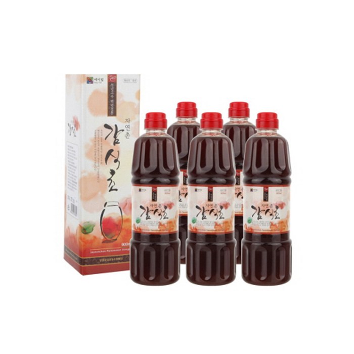 3년숙성 자연발효 감식초 (국내산 감 100%), 900ml, 3개 대표 이미지 - 감식초 추천