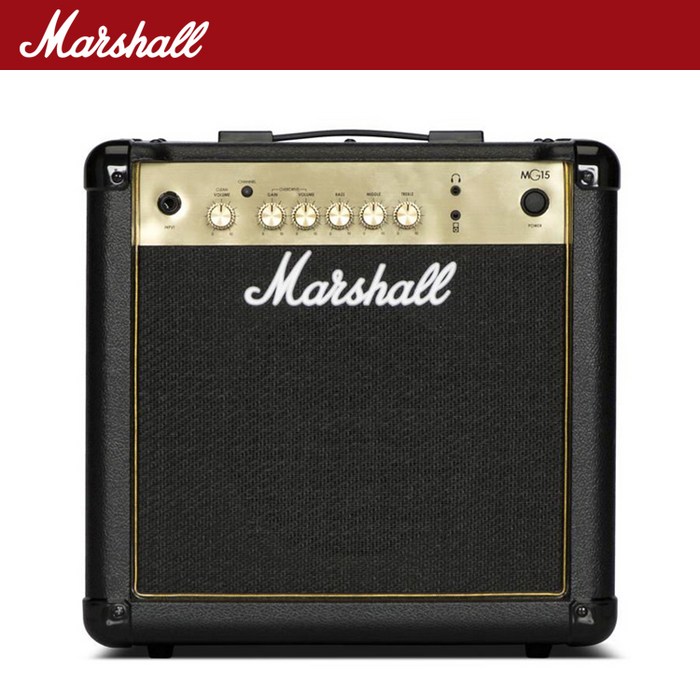 Marshall MG15 GR 마샬 15와트 일렉 기타 앰프 연습용 대표 이미지 - 마샬 MG15GR 추천