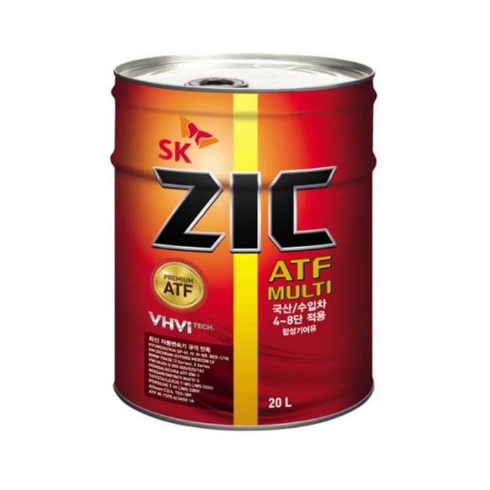 ZIC ATF MULTI 20L, 1개, 지크 ATF 멀티_20L 대표 이미지 - 미션오일 추천