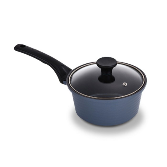 퀸센스 본 세라믹 편수, BLue, 18cm 대표 이미지 - 라면냄비 추천