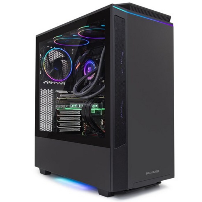 한성컴퓨터 보스몬스터 게이밍 데스크탑 블랙 DX5980XTW (i9-9900KF), WIN10 Home, RAM 32GB, NVMe 512GB 대표 이미지 - i9 컴퓨터 데스크탑 추천