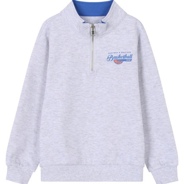 NBA KIDS 클래식 반집업 맨투맨 K241TS070P13