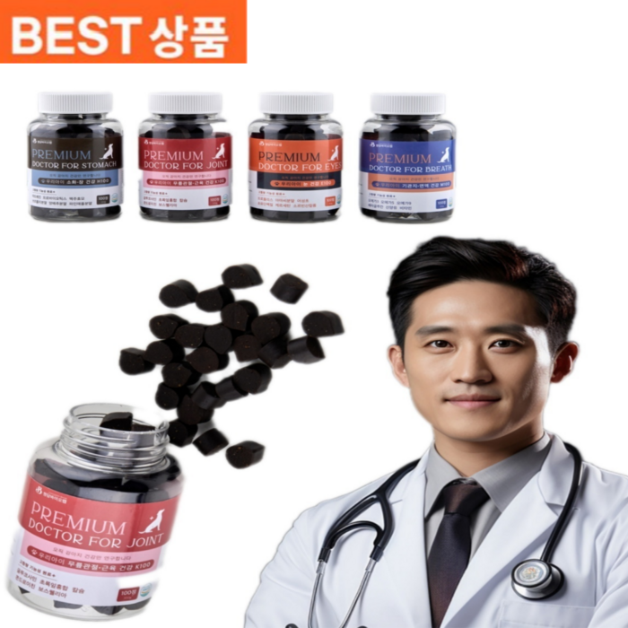 닥터라이어니 명품 강아지 영양제 100g, 눈건강 눈물 E100 1세트 2세트 3세트, 100g, 1개, 눈물개선눈건강