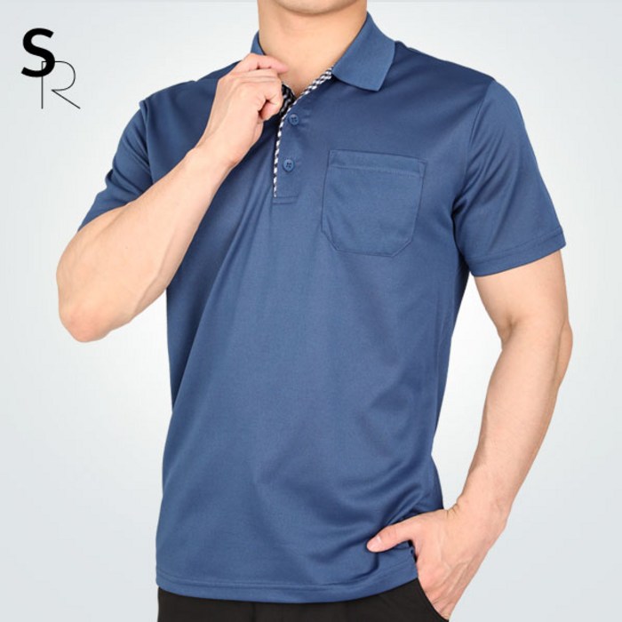 스타일랑 트리드 남성 스탠다드 베이직한 PK 반팔 카라티(AX1SY1LT005M) 대표 이미지 - 골프 반팔 추천