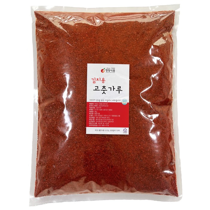 영창식품 김치용 고춧가루, 4kg, 1개 대표 이미지 - 고추 빱니다 추천